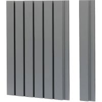 Товар: Панель стеновая реечная Ликорн РП-1.С.16.2800 темно-серая 2800x65x16 мм - фото 2 Панель стеновая реечная Ликорн РП-1.С.16.2800 темно-серая 2800x65x16 мм — фото 2, Панели