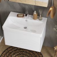 Товар: Тумба под раковину Aquaton Асти 70 1A263001AX2B0 подвесная Белая - фото 5 Тумба под раковину Aquaton Асти 70 1A263001AX2B0 подвесная Белая — фото 5, Мебель для ванной