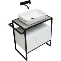 Товар: Тумба под раковину Allen Brau Priority 70 1.31001.WM Белая матовая - фото 3 Тумба под раковину Allen Brau Priority 70 1.31001.WM Белая матовая — фото 3, Мебель для ванной