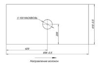 Столешница под раковину Allen Brau Liberty 90 1.33008.G Графит — фото 9, Столешницы под раковину