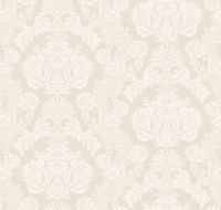 Обои Milassa Gem Gem1 001 Флизелин (1*10,05) Белый/Бежевый, Дамаск — фото 1, Обои для стен