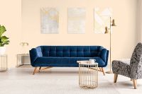 Обои Hygge 77 Colors C2 01 Флизелин (1*10,05) Бежевый/Желтый, Однотонные — фото 2, Обои для стен