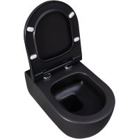 Унитаз Allen Brau Priority 4.31001.31 подвесной Черный матовый без сиденья — фото 22, Подвесные унитазы