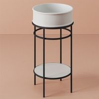 Консоль под раковину Artceram Vogue 44 ACA058 17 Черная матовая — фото 1, Консоли для раковины