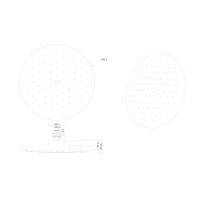 Верхний душ Bravat Built-in P70253BW-ENG Черный матовый — фото 3, Душевое оборудование. Душевая программа