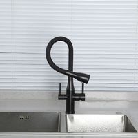 Смеситель для кухни Gappo G4399-66 Черный матовый — фото 18, Смесители для кухни