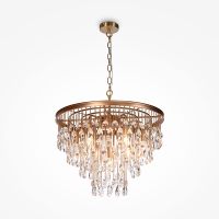 Люстра Maytoni Neoclassic Linn MOD091PL-07G Прозрачная Золото — фото 3, Люстры