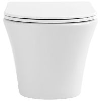 Унитаз Sintesi Rink SIN-TS-RNK-161 подвесной Белый с сиденьем Микролифт — фото 3, Подвесные унитазы