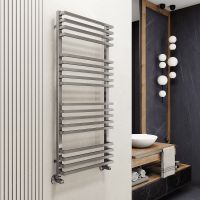 Товар: Водяной полотенцесушитель Terminus Берн П18 500х1200 4670078513427 Хром, нижнее подключение, G 1/2" ВР, с комплектом вентилей - фото 3 Водяной полотенцесушитель Terminus Берн П18 500х1200 4670078513427 Хром, нижнее подключение, G 1/2" ВР, с комплектом вентилей — фото 3, Водяные полотенцесушители