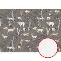 Фреска Ortograf Flora 31284 Фактура бархат FX Флизелин (3,8*2,7) Коричневый/Белый, Животные/Деревья — фото 1, Фрески