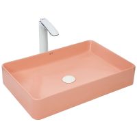 Раковина-чаша WeltWasser Elbach 2174 MP 60 10000004510 Розовая матовая — фото 1, Раковины накладные
