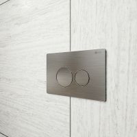 Комплект унитаза с инсталляцией Point Виктория PN48080SB с сиденьем Микролифт и клавишей смыва Сталь брашированная — фото 12, Унитазы