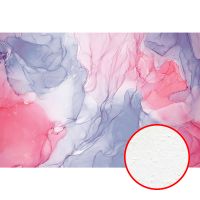 Фреска Ortograf Fluid art 33647 Фактура бархат FX Флизелин (4*2,7) Сиреневый/Розовый, Абстракция — фото 1, Фрески