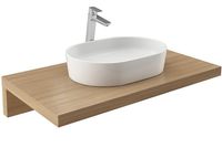 Раковина-чаша Ravak Moon 2 56 XJN01300002 Белая — фото 5, Раковины накладные