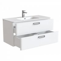 Товар: Тумба под раковину Iddis Brick 100 BRI10W1i95 подвесная Белая - фото 3 Тумба под раковину Iddis Brick 100 BRI10W1i95 подвесная Белая — фото 3, Мебель для ванной