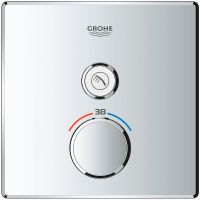 Товар: Смеситель для душа Grohe Grohtherm SmartControl 29123000 с термостатом Хром - фото 2 Смеситель для душа Grohe Grohtherm SmartControl 29123000 с термостатом Хром — фото 2, Смеситель для душа