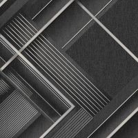 Обои Accento Modern 286899 Винил на флизелине (1,06*10,05) Черный/Серебряный, Геометрия/Абстракция — фото 1, Обои для стен