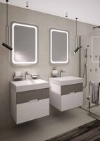 Тумба под раковину Creto Malibu 60 7-1077CapS подвесная Capuchino Soft — фото 4, Тумбы под раковину