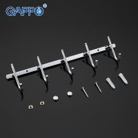 Вешалка для полотенец Gappo G201-5 Хром — фото 4, Крючки для полотенец