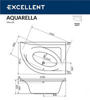 Товар: Акриловая ванна Excellent Aquarella 170x110 R WAEX.ARP17.SOFT.CR с гидромассажем - фото 6 Акриловая ванна Excellent Aquarella 170x110 R WAEX.ARP17.SOFT.CR с гидромассажем — фото 6, Ванны
