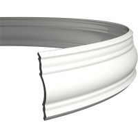 Карниз гибкий Европласт 1.50.148 2000x117x120 мм арт-1.50.148 (гибкий) — фото 1, Карнизы