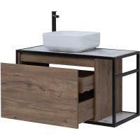 Товар: Тумба под раковину Aquanet Nova Lite Loft 90L 261660 подвесная Дуб рустикальный - фото 10 Тумба под раковину Aquanet Nova Lite Loft 90L 261660 подвесная Дуб рустикальный — фото 10, Тумбы под раковину