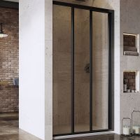 Товар: Душевая дверь Ravak Supernova ASDP3-90 00V703R2Z1 профиль Черный стекло Transparent - фото 1 Душевая дверь Ravak Supernova ASDP3-90 00V703R2Z1 профиль Черный стекло Transparent — фото 1, Раздвижные душевые двери