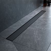 Душевой лоток AM.PM MasterFlow 80 W01SC-U11-080-04BM с Черной матовой решеткой / под плитку Tile — фото 4, Душевые лотки