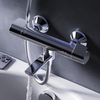 Смеситель для ванны AM.PM X-Joy F85A50000 с термостатом Хром — фото 7, Смеситель для ванны