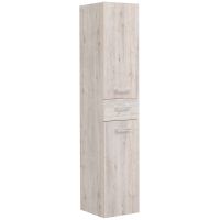 Шкаф пенал Dreja 35 77.0304D подвесной Дуб кантри — фото 1, Пеналы для ванной комнаты