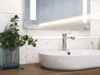 Зеркало Cersanit Led 020 Base 60 KN-LU-LED020*60-b-Os с подсветкой с диммером — фото 2, Зеркала в ванную комнату