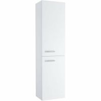 Шкаф пенал Ravak Chrome 39 R X000000543 подвесной Белый глянец — фото 1, Пеналы для ванной комнаты