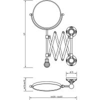 Товар: Косметическое зеркало Migliore Cristalia 16804 с увеличением Хром с кристаллом Swarovski - фото 2 Косметическое зеркало Migliore Cristalia 16804 с увеличением Хром с кристаллом Swarovski — фото 2, Аксессуары для ванной