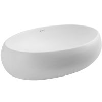 Раковина-чаша Abber Bequem 60 AC2102MW Белая матовая — фото 2, Раковины накладные