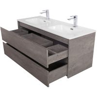 Тумба под раковину BelBagno Kraft 120 KRAFT-1200-2C-SO-2-CG подвесная Cemento Grigio — фото 5, Тумбы под раковину