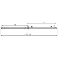Душевой уголок Vincea Como-N 150x80 VSR-4CN8015CLB профиль Черный стекло прозрачное — фото 9, Прямоугольные душевые уголки