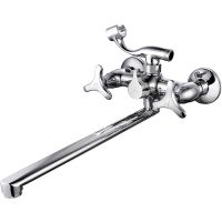 Смеситель для ванны Viko V-1605 универсальный Хром — фото 1, Смеситель для ванны