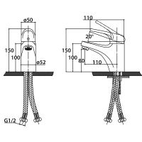 Товар: Комплект смесителей Kaiser County 5500К Хром - фото 5 Комплект смесителей Kaiser County 5500К Хром — фото 5, Смесители