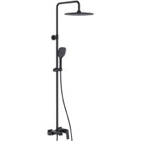 Душевая система Gappo G2450 Черная матовая — фото 1, Душевые стойки