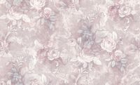 Обои Prima Italiana Ortisei 80504 Винил на флизелине (1,06*10) Розовый/Серебряный, Цветы — фото 2, Обои для стен