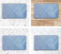 Коврик для ванной комнаты Iddis Basic 50х80 B24P580i12 Голубой — фото 11, Аксессуары для туалета