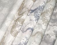 Обои Solo Disco E201903 Винил на флизелине (1,06*10) Бежевый/Серый/Серебряный, Абстракция/Круги — фото 3, Обои для стен