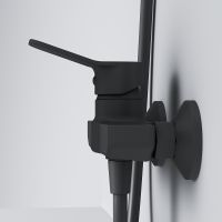 Смеситель для душа AM.PM X-Joy Черный матовый арт-F85A20022 — фото 5, Смесители для душа без лейки