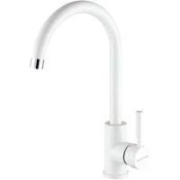 Смеситель для кухни Paulmark Holstein Ho212063-431 Белый матовый — фото 1, Смесители для кухни