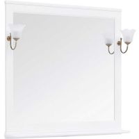 Зеркало Aquanet Валенса New 105 238830 Белое матовое — фото 1, Мебель для ванной