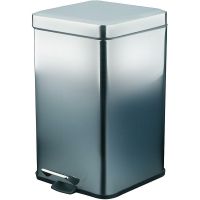 Ведро для мусора Nofer 09111.06.B Хром — фото 1, Мусорные ведра