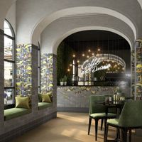 Керамическая плитка Kerama Marazzi Граффити серый темный 19067 настенная 9,9х20 см — фото 2, Керамическая плитка