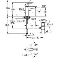 Смеситель для раковины Grohe Eurosmart Хром арт-23322003 — фото 5, Смесители для раковины