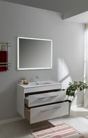 Товар: Тумба под раковину Aquanet Августа 100 277509 подвесная Белый глянец - фото 12 Тумба под раковину Aquanet Августа 100 277509 подвесная Белый глянец — фото 12, Мебель для ванной