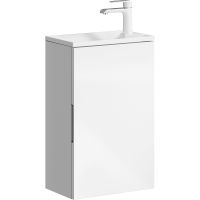 Тумба под раковину Aqwella Accent 40 ACC0104W подвесная Белая — фото 1, Тумбы под раковину